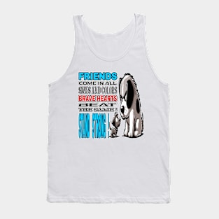 United Paws Friendship & Courage Dog Tank Top